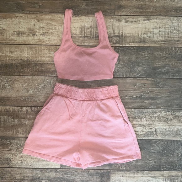 Zara Pants - Zara Medium dusty pink color lounge set